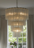 Fontaine Chandelier Clear 4 Layer