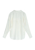 Hills Linen Blend Shirt Off-white