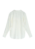 Hills Linen Blend Shirt Off-white