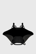 X-Large Mochi Black Pebble Grained Leather