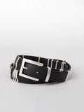 Rattle Belt Black & Silver
