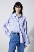 SHONA SHIRT | BLUE STRIPE
