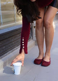 Abbelone Cashmere Genser Bordeaux