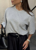 Chelsey T-Shirt Grey Melange
