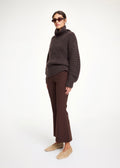 Vilanna Pant Coffee Brown