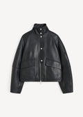 Exclusive Suzanne Leather Jacket Black