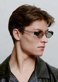 Bella Solbrille Silver Crystal