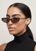 Lulu Solbrille Chocolate & Brown