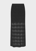 Ziatra Crochet Skirt Black