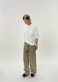 Elijah Sand Washed Denim Ermine