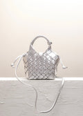 Misu Mini Silver Crossbody Bag