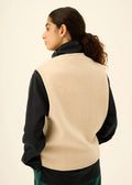 Cas Teddy Vest Ecru