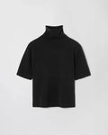 Margot Turtleneck Tee Black