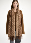 Ortega Cashmere-Blend Scarf Bison