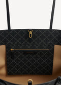 Abigail Printed Tote Bag Charcoal