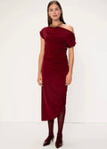 Viveh Sana Dress Mulberry Red