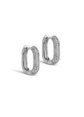 Sparkeling Hoops Square Silver