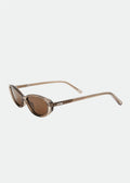 Lulu Solbrille Olive & Brown
