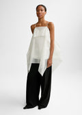 Josey Silk Top White