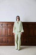 IBEN Atari Shirt Sage Stripe