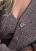 Feodora Cardigan Brownstone