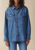 Angela Shirt Light Blue Vintage