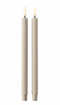 Stoff Nagel Led-Lys 2 stk Sand
