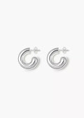 The Rose Earrings Silver