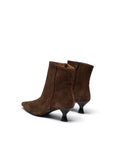 Wilma Boots Suede Chocolate Brown