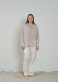 Rocha Striped Linen Beige & Off-white