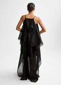 Josephine Silk Dress Black