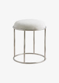 Komati Stool Chrome & White