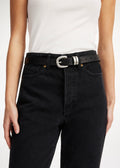 Zoilo Leather Belt Black