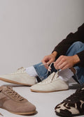 Ghost Leather Sneakers Off-White