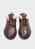Vintage Leather Teddy Sneakers