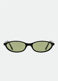 Hazel Solbrille Black & Light Green