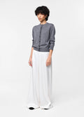 Lilja Merino Cardigan Stone Grey