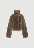 Hawk Shearling Jacket Taupe