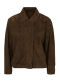 Chloe Suede Jacket Brown