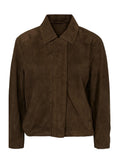 Chloe Suede Jacket Brown