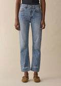 Sisli Cropped Light Blue Righe