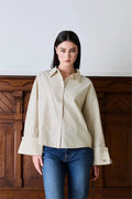 IBEN Atari Shirt Oat Stripe