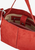Suede Fraya Small Bag Adrenaline Red