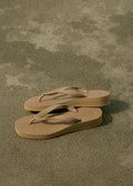 Tapered Platform Flip Flop Sand