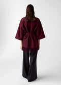 Akila Lambswool Jacket Burgundy