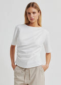 Ulina Drape Tee White