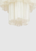 Fontaine Chandelier White 4 Layer