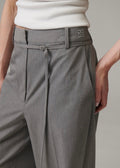 Elina Classic Gab Trousers Medium Grey