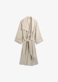 Iben Atari Oversized Trenchcoat Dove White