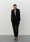 Elton Classic Gabardine Blazer Black